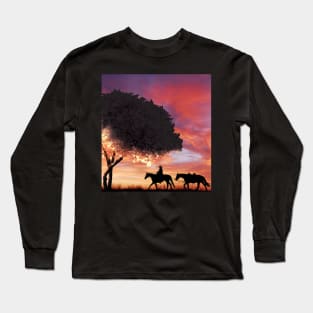 Sakura Cowboy Long Sleeve T-Shirt